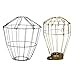 WEISUYUUS Industrial Metal Cage Protective Cover for Hanging Light Bulbs Retro Styles Iron Lamp Shade Work with Various Fixtures