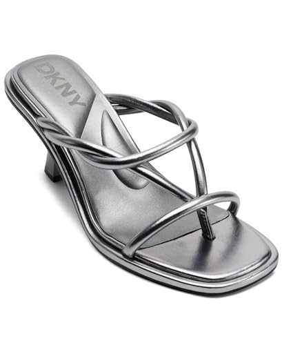 Sandale à talon DKNY Rabun Strappy Flip Flop pour femme en noir