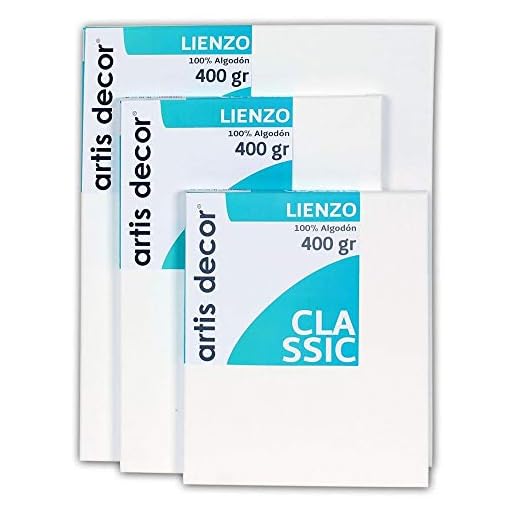 Artis Decor Lienzo ALGODÓN BASTIDOR1ª Calidad.6F 41 * 33cm.