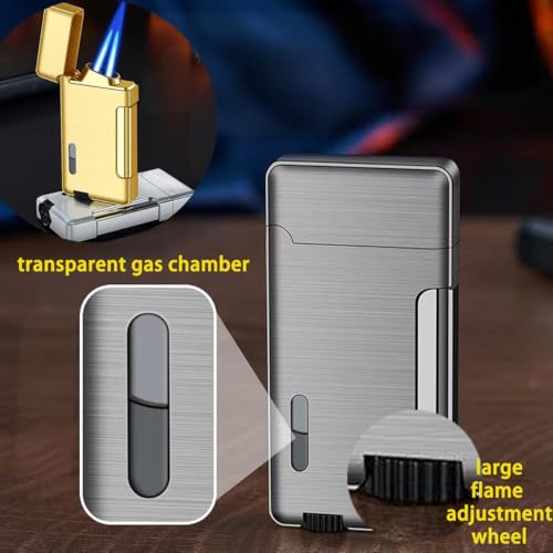 Encendedor Dual Jet para Cigarros Resistente al Viento miniatura 2