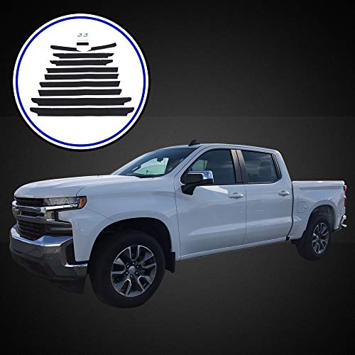 Red Hound Auto Door Entry Guard Scratch Shield Compatible With Chevrolet Silverado Gmc Sierra 2019-2023 1500 Crew Cab And 2020-2023 2500Hd And 3500Hd 4 Door 10 Piece Custom Fit Door Sill Scuff Paint #TOP1