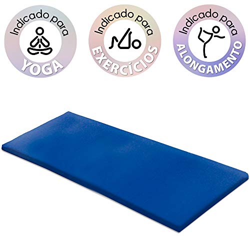 Kit 2 Colchonetes 94x44x3 Tapete Yoga Academia Ginástica de espuma D20