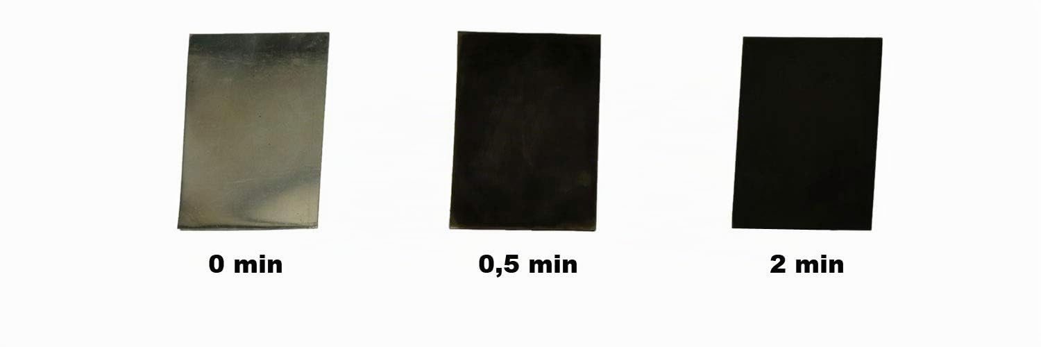Brunissage 1000 ml appliqué en peignant et en immergeant - Bronzage rapide noir