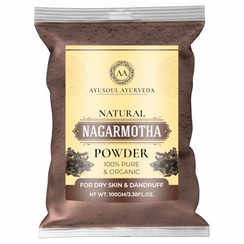 Image of Ayusoul Ayurveda Nagarmotha Powder for Hair & Skin Care | Premium Ayurvedic Cyperus Rotundus Powder for Hair Nourishment, Scalp Care & Face Packs- 100GM