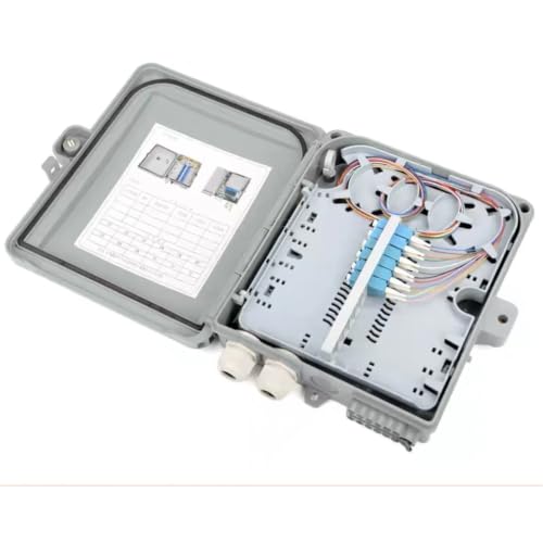 Caja de distribución LC dúplex para protección exterior de fibra