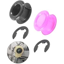 2PCS Shifter Bushing,Car Accessories Rubber Shift Cable Bushing with Clips,Transmission Shift Linkage Bush Repair Tool Kit,Automotive Replacement,Replace OEM 33835-08010 33820-02370