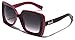 Giselle Square Frame Vintage Retro Womens Sunglasses