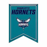 Rico Industries NBA Basketball Charlotte Hornets 18" X 24" Rafter Felt Pennant