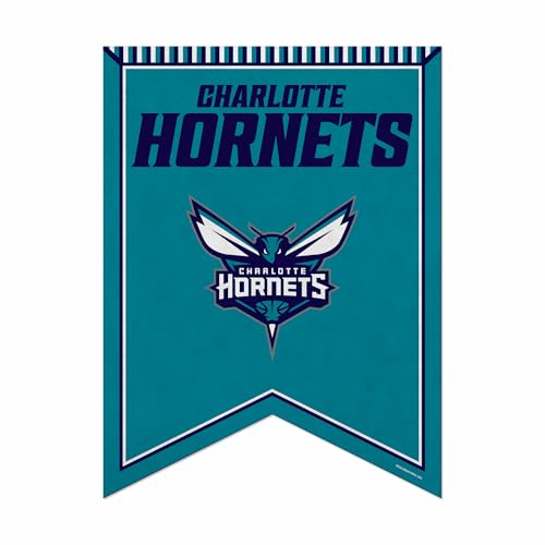 Rico Industries NBA Basketball Charlotte Hornets 18" X 24" Rafter Felt Pennant