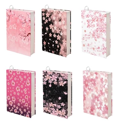 Jeiento Pink Cherry Blossom Book Covers Stretch Fabric Covers Dustproof