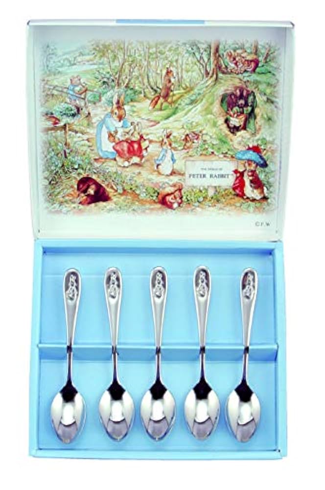 新品 ピーターラビット オリジナルスプーン オリジナル 5本セット Amazon | コーヒースプーン 5本セット 日本製 ステンレス