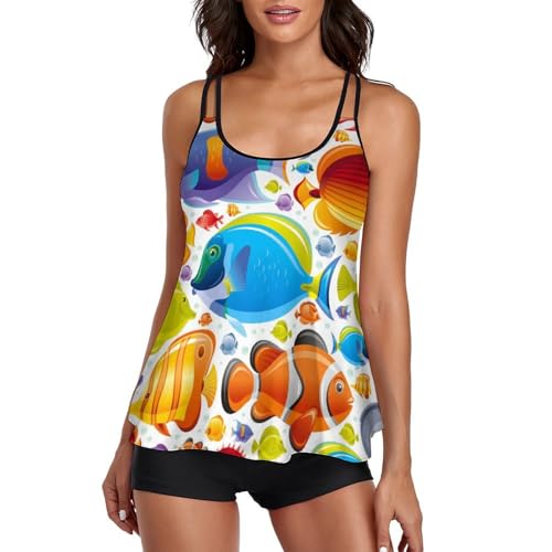 Maillot de bain tankini ensemble bikini short de garçon robe de plage pour femme