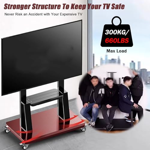 Soporte móvil para TV de 55 a 85 pulgadas ajustable miniatura 5