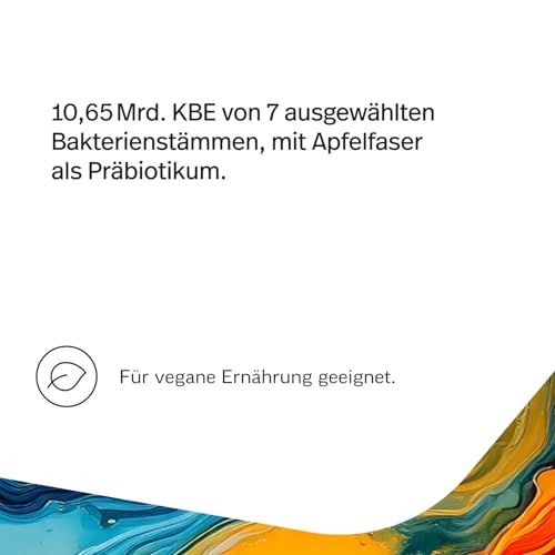 edubily nutrition® Darmbakterien Kapseln mit L. plantarum, L. reuteri, S. thermophilus, B. lactis, B. longum, B. infantis & B. adolescentis - Ohne Inulin - 90 Kapseln