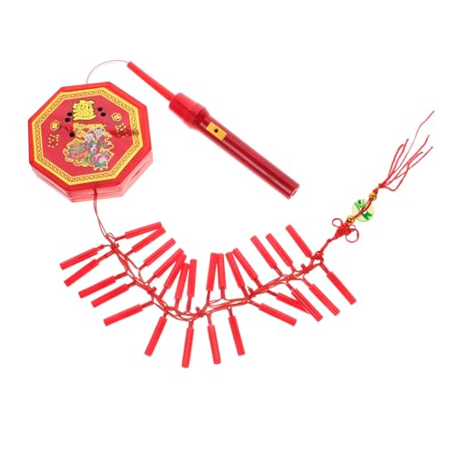 ABOOFAN Luces Electrónicas De Petardos Simulados Sonido Decoración De Año Cadena De Puerta Perfecta Para Fiestas