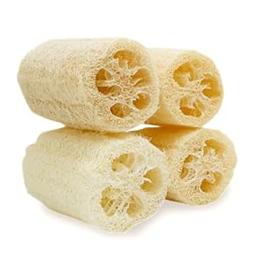 4″ Natural Loofah Exfoliating...