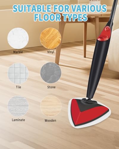 10 Stück für Vileda Dampfreiniger Ersatzbezug, Kompatibel mit Vileda Steam Dampfreiniger, Vileda Steam Plus Dampfreiniger, Mikrofasern Maschinenwaschbar Ersatzbezug für Vileda Steam