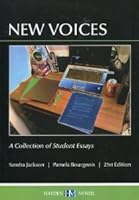 New Voices A Collection of Student Essays 073804542X Book Cover