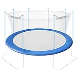proteger cama elastica Protección de muelles y cubierta de muelles para la cama elástica de jardín Jumper en uno, con borde de espuma, grosor del acolchado del borde aprox. 20 mm