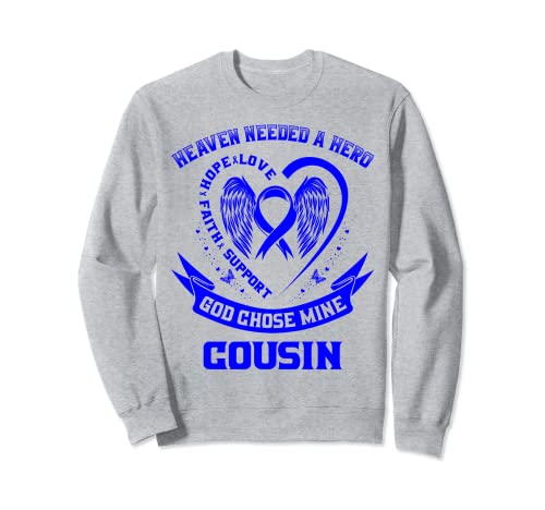 Cinta Azul Corazón Alas Cielo Colon Cáncer Concientización...