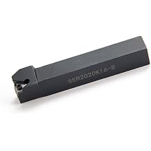 1pcs CNC Turning Tool Cutter Holder SER1212/1616/2020/2525 External Thread Turning Tool CNC Lathe Machining Cutter Bar Threading Tool Holder Size SER1212H16-B