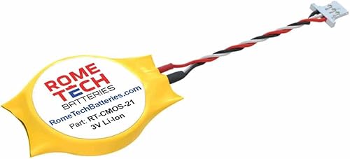 Miniatura 7 de Rome Tech Batería CMOS para Lenovo ThinkPad X60 X60s X61 X61s X200 X201 X201i X200s X200si - Batería de respaldo para laptop BIOS RTC 3V CR2032 con
