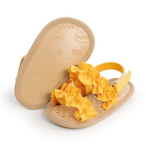 Image of Infant Baby Girls Boys Summer Sandals Premium Unisex Non Slip Rubber Soft Sole Breathable Toddler First Walker Outdoor Beach Shoes