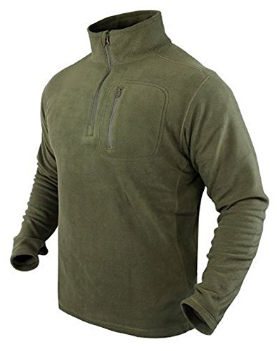 CONDOR QUARTER ZIP PULLOVER M OLIVE DRAB 607-001-M
