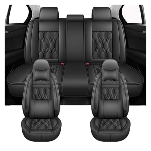 Housses de siège voiture en cuir PU noir luxe pour Audi A4 B8 et Q5