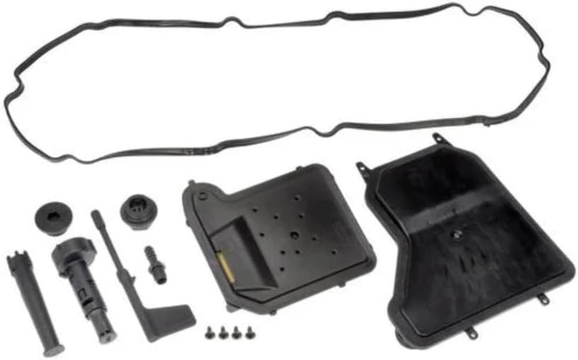 KarParts360 For Mercedes-Benz C300/E300 2017 2018 2019 Transmission Pan | Plastic | Matte Black | Rectangle | Elastomer Gasket | Replacement For 7252703707