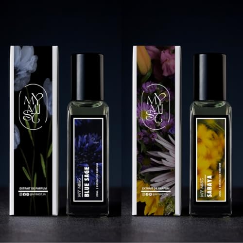 Image of Luxury Men Perfume Gift Set | 4x20ml | Woody, Aquatic & Sweet Premium Fragrance | Perfume Combo For Men | Classy, Blue Sage, Sabaya, Dynamic