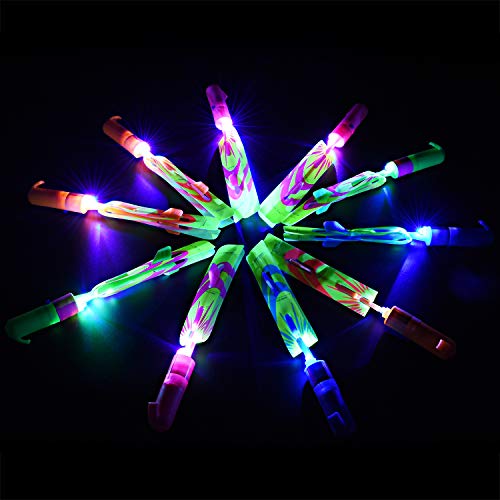 (55 OFF) Rocket Slingshot Flying Copters W/ LED Lights 5.84 Coupon
