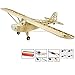 Upgrade Piper Cub J3 Model Aircraft, 47'' Laser Cut Balsa Wood RC Airplane Kits to Build, DIY Vintage Airplane Model for Adults (KIT+Motor+ESC+Servo+Covering)