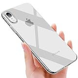 omitium iPhone XR Handyhülle Crystal Hülle iPhone XR Schutzhülle Silikon Ultra Dünn Premium...