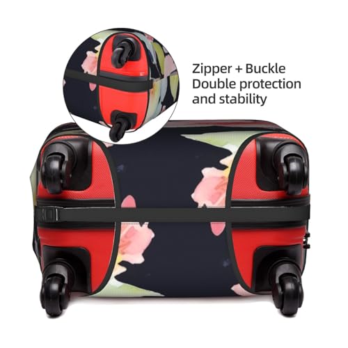 Floral Printed Luggage Cover Elastic, Washable, Universal Fit 18-32 Inch Travel Suitcase Cover Easy To Identify4