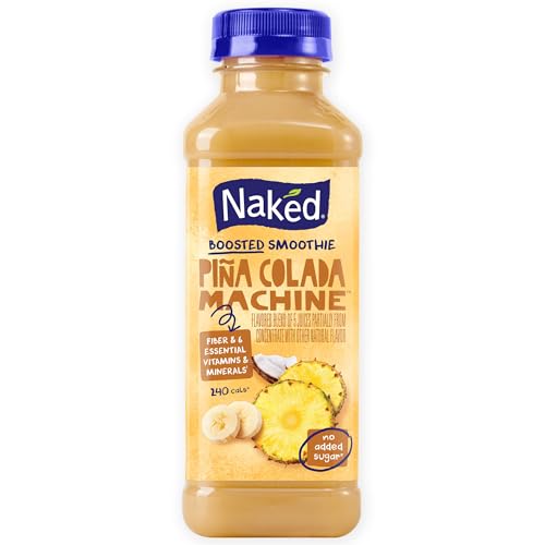 Naked Juice Pina Colada Flavored 100% Juice Smoothie Blend, 15.2 Fl Oz