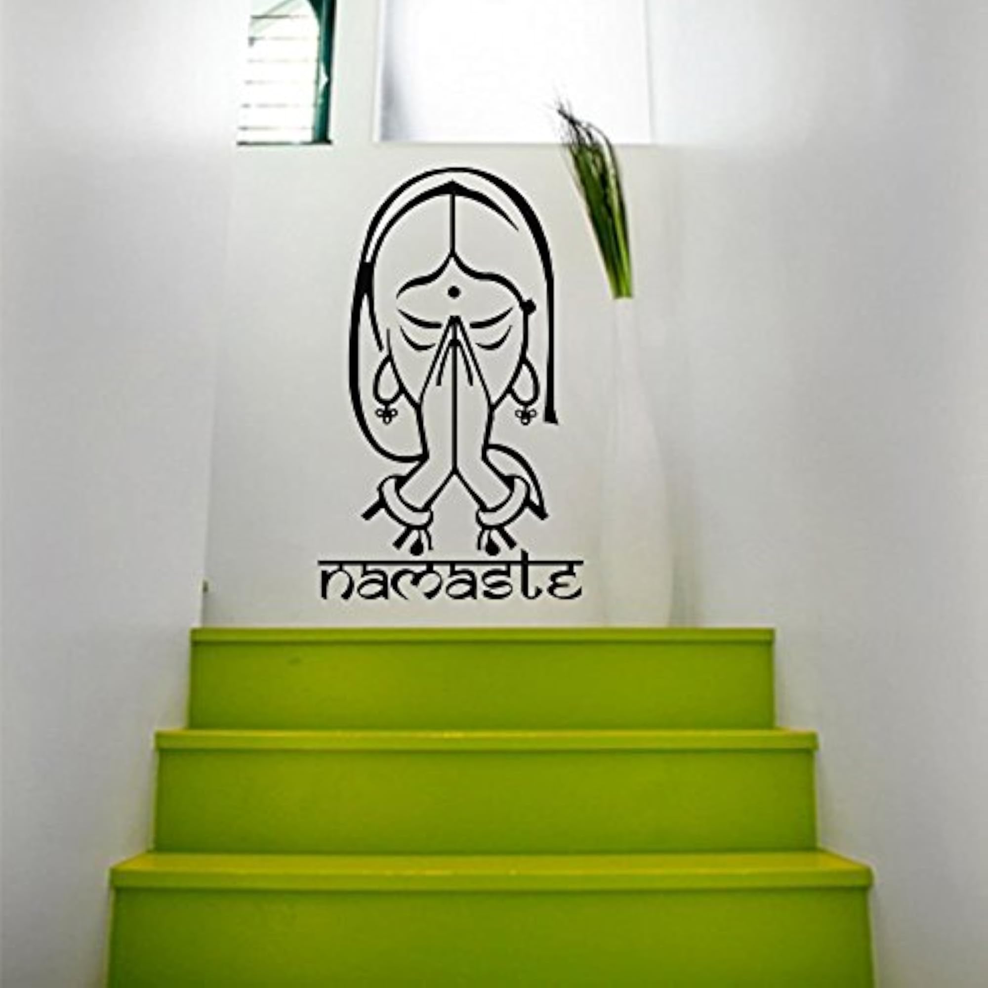 Namaste and Welcome PVC Wall Stickers