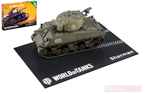 NEW ITALERI IT34101 World of Tanks Sherman Easy TO Build Kit 1:72 MODELLINO Model