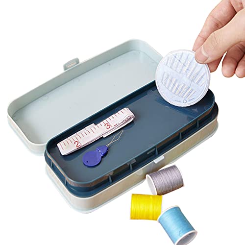 Caixa de Costura Organizador - Caixa de Costura Doméstica Design de Duas Camadas Portátil | Presente