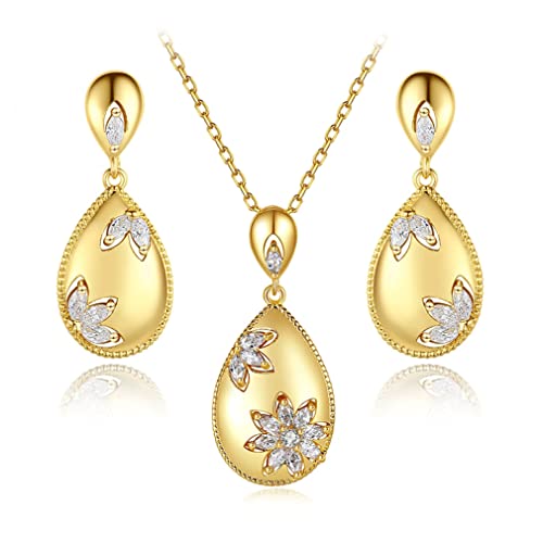 Bijoux de mariage ethnique : ensemble collier et boucles d'oreilles brillantes pour mariée