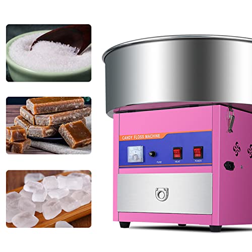 YANANCCE Elektrische Zuckerwattemaschine, Zuckerwattemaschine, Funktioniert Mit Bonbons, Für Familie Und Verschiedene… – Bild 3