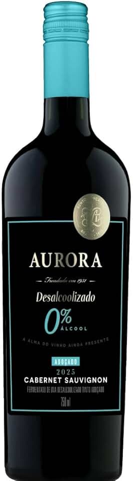 Vinho Suave Sem Álcool Cabernet Sauvignon 750ml - Aurora