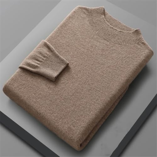 Men's Thin Casual Solid Long Sleeves Knitted Sweater Round Neck Business Pullovers Wool Sweaters2