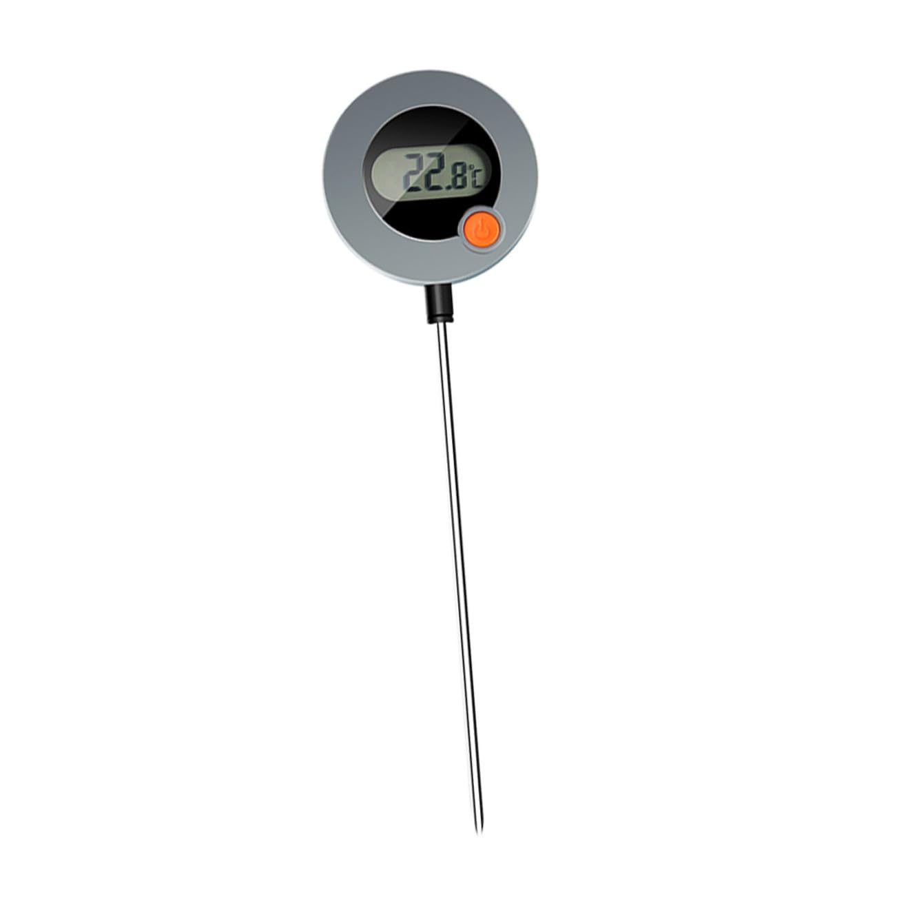 IMIKEYA 2 Piezas Termómetro De Alimentos Digital Agua Azúcar Líquidos Cocina Freír Higrómetro Sonda De Alimentos Sonda De Temperatura De Carne Sonda Digital De Alimentos Termómetro Para