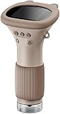 00x Portable Al Microscope with 2mp Hd Display, Built-in Storage, Ideal for Kids' Science Education, Insect & Observation, Pc Connectivity - Brown Brown