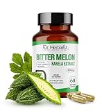 Dr. Herbalist Bitter Melon / Karela Extract 400mg - 60 Capsules| Non-GMO | Fasting Absorbing | Vegetarian.