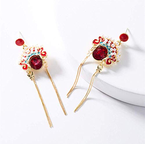 Pendientes Ópera de Pekín para mujer ideales para eventos de moda 4