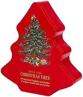 Wax Lyrical Christmas Tree Tealight Gift Set Tin, Medium