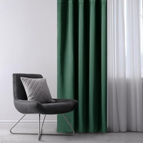 Cortina opaca de 140 x 245 cm textil para ventanas de dormitorio 3