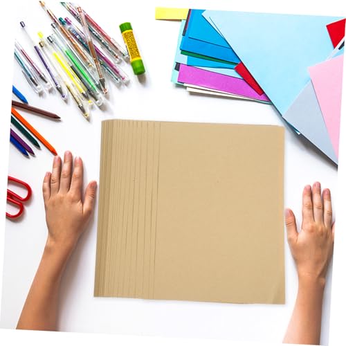 Papier kraft vierge bricolage DIYEAH carton épais format carte postale